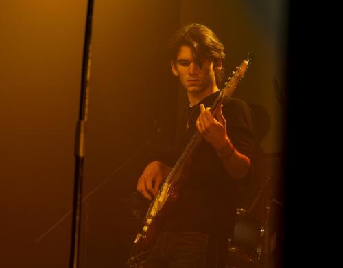 Alex Georgaros on bass