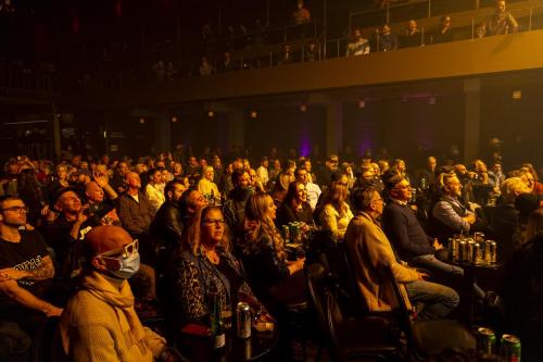 Nice to see a packed crowd for the artists. We're lucky to have so many talented musicians in this city - and just as lucky to have so many generous music fans!